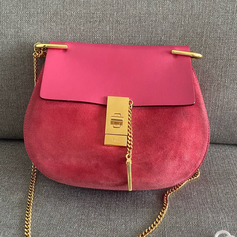 Chloe Drew in dreamy pink